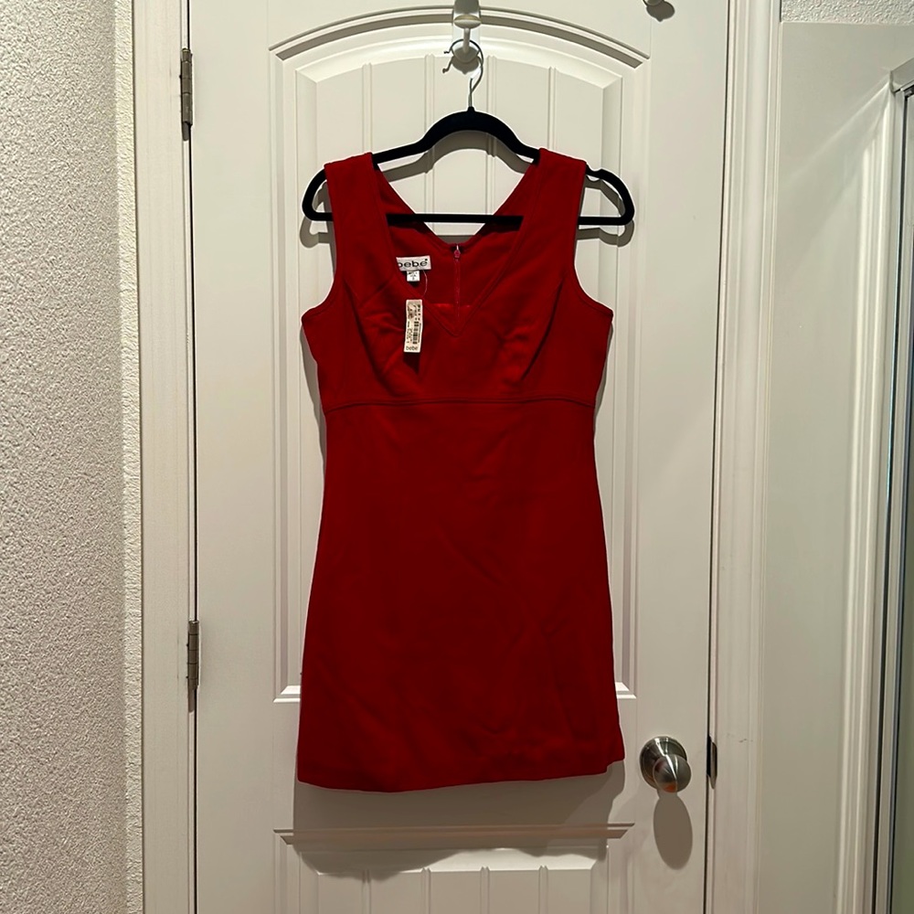 Brand new red bebe dress